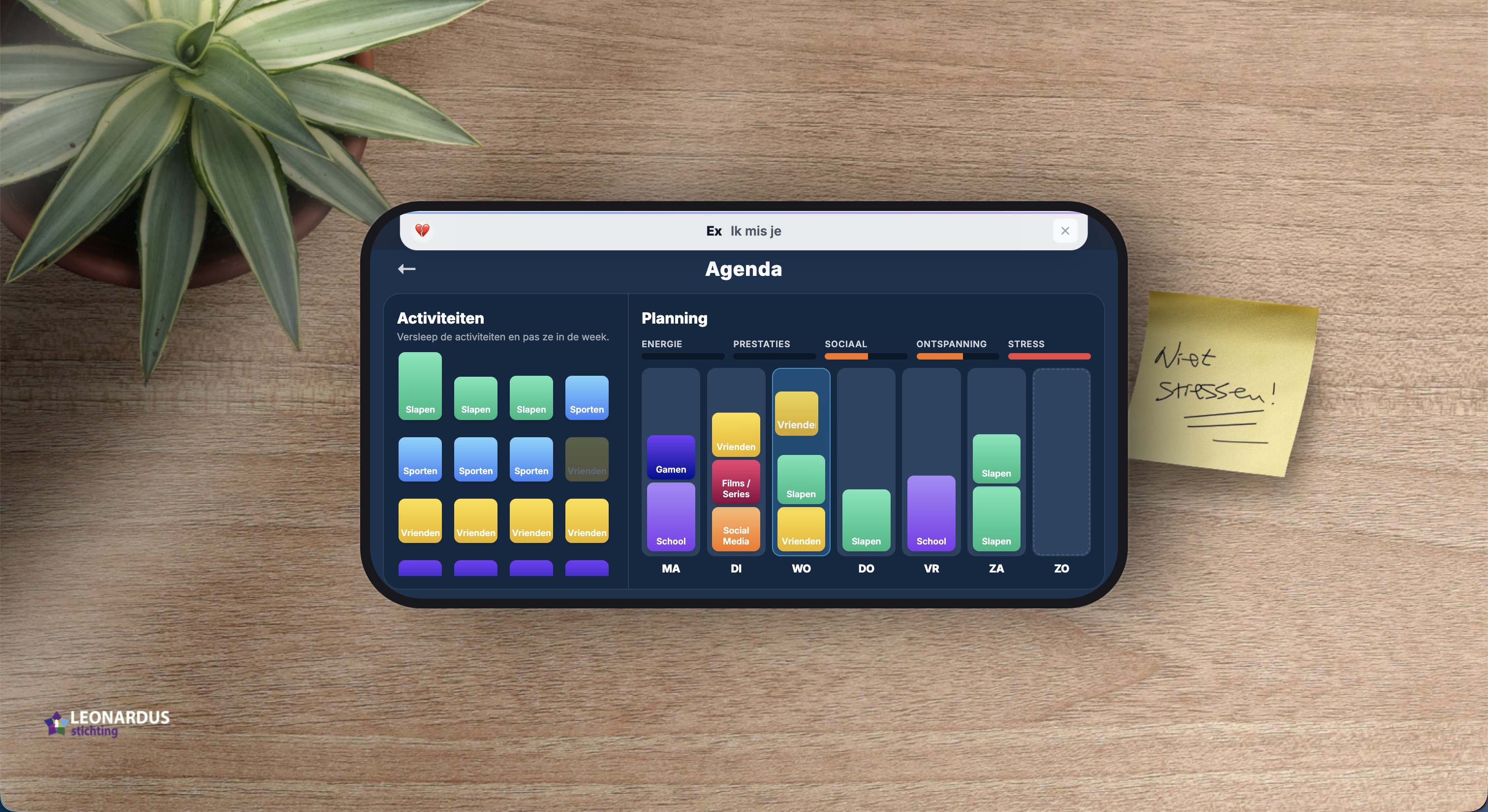 Escape Game agenda app